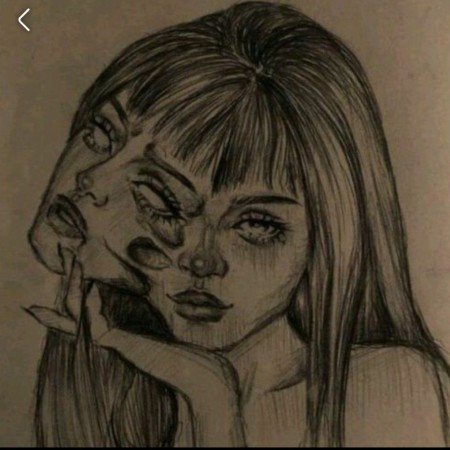  نقاشی مینیمال پینترست دارک