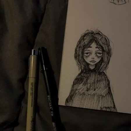 نقاشی مینیمال پینترست دارک