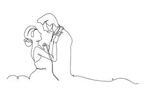  نقاشی مینیمال عاشقانه
