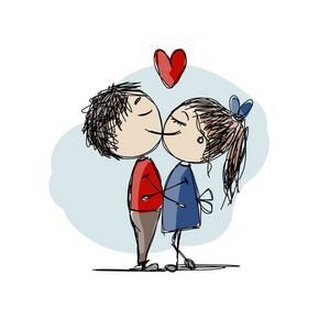  نقاشی مینیمال عاشقانه