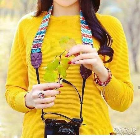  عکس دختر زرد کیوت