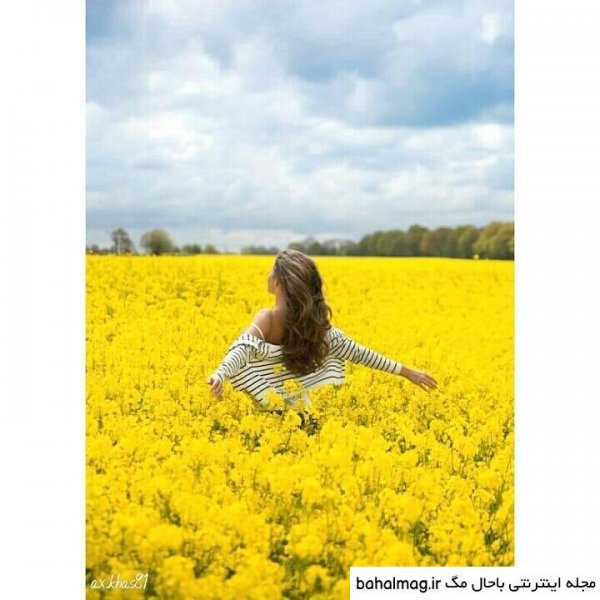  عکس پروفایل دخترونه زرد