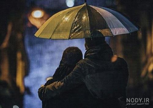  عکس غمگین بارانی مفهومی