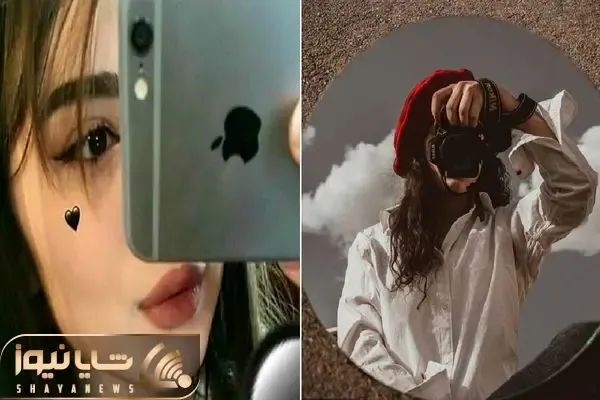  عکس دخترونه از پشت در آینه بدون چهره