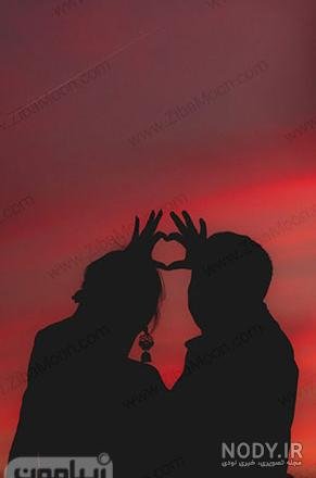  عکس سایه دختر و پسر