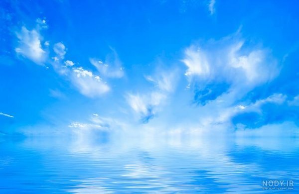  عکس دریا در هوای ابری