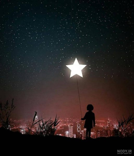  عکس مفهومی تنهایی در شب