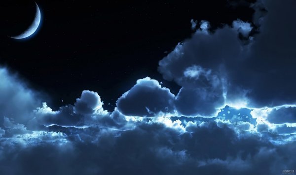  عکس آسمان ابری تاریک