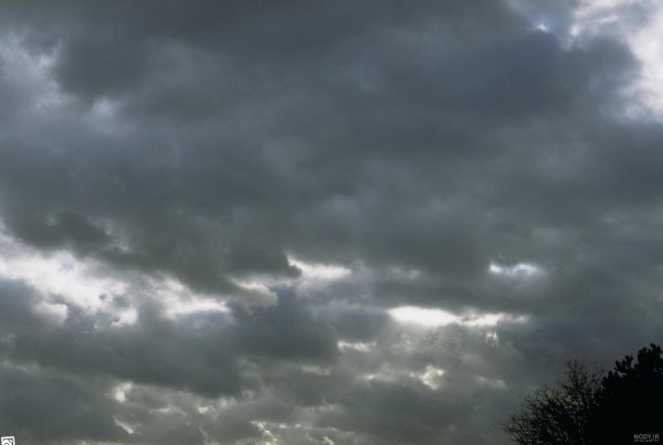  عکس آسمان ابری تاریک