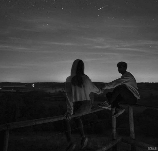  عکس سیاه و سفید دو نفره برای پروفایل