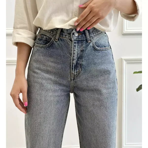  عکس شلوار جین فلر بگ