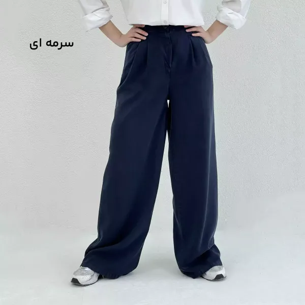  عکس شلوار فول بگ سیلک