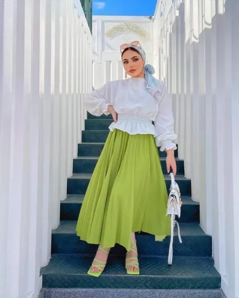 استایل با دامن مجلسی