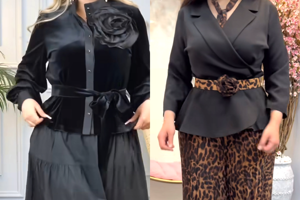  عکس شومیز دامن مجلسی اینستاگرام