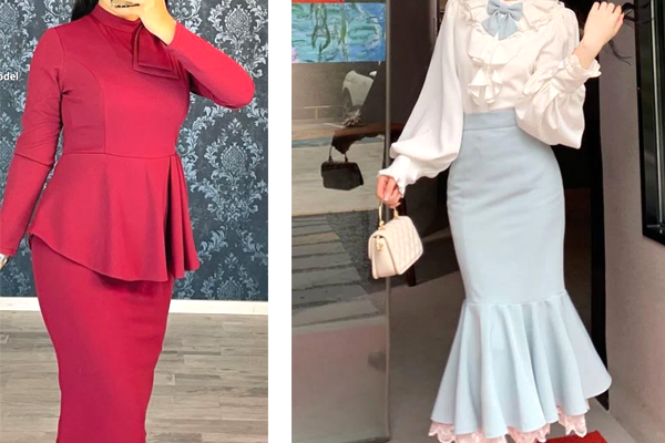  عکس شومیز دامن مجلسی اینستاگرام