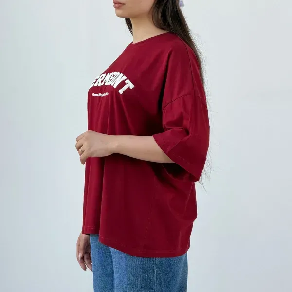  عکس تیشرت باکسی دخترانه
