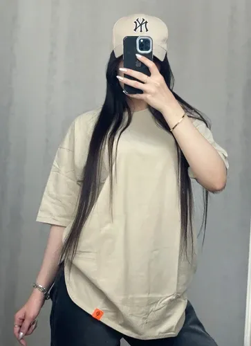 تیشرت لانگ کلاه دار دخترانه
