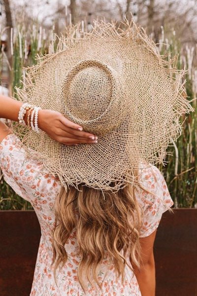  عکس کلاه حصیری زنانه جدید