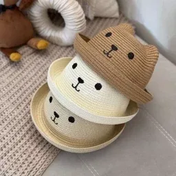  عکس کلاه رافیا بچگانه