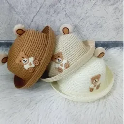  عکس کلاه رافیا بچگانه