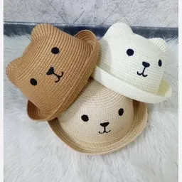  عکس کلاه رافیا بچگانه