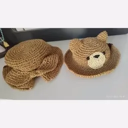  عکس کلاه رافیا بچگانه