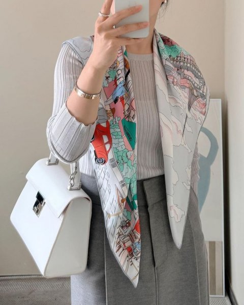  عکس دستمال گردن زنانه