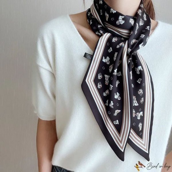  عکس دستمال گردن زنانه با کت