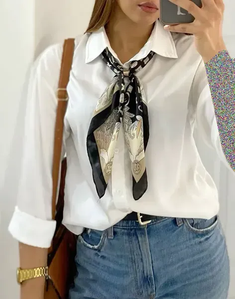  عکس انواع دستمال گردن زنانه