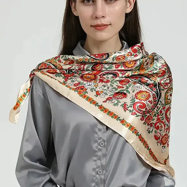  عکس استایل با دستمال گردن زنانه