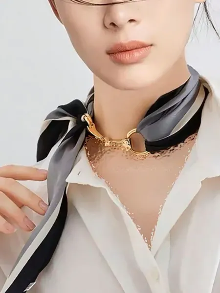  عکس استایل با دستمال گردن زنانه