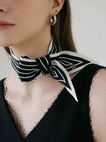  عکس استایل با دستمال گردن زنانه