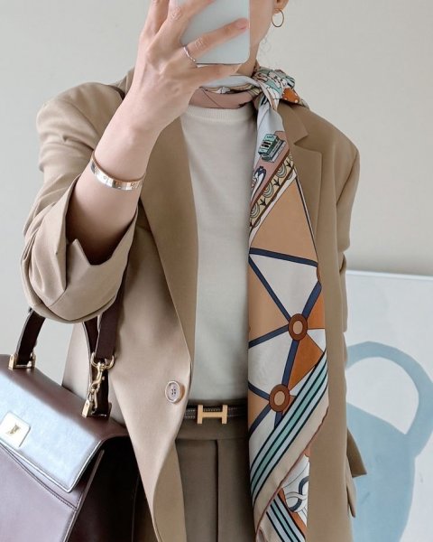  عکس دستمال گردن زنانه مجلسی
