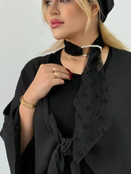  عکس دستمال گردن زنانه حریر