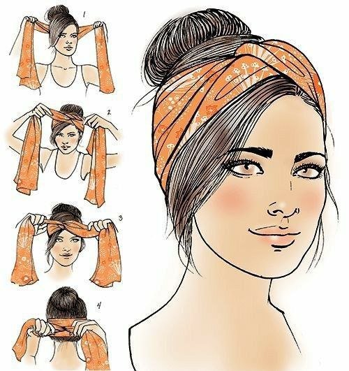  عکس دستمال سر دخترانه
