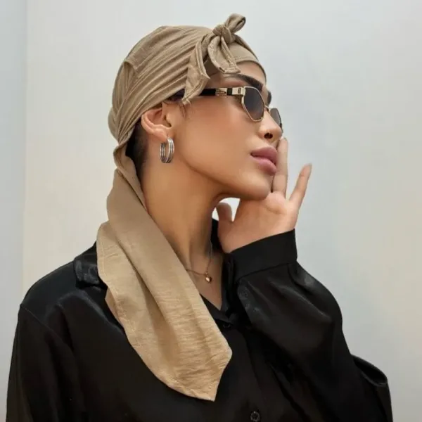  عکس دستمال سر دورگ زنانه