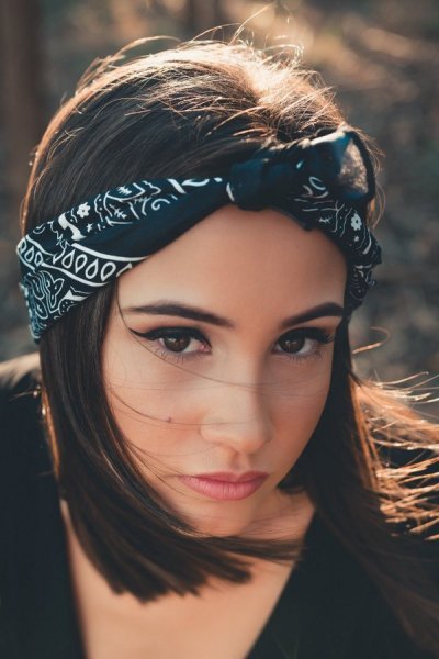 عکس دستمال سر دخترانه اسپرت