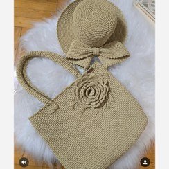  عکس کیف و کلاه حصیری زنانه
