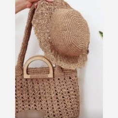  عکس کیف و کلاه حصیری زنانه