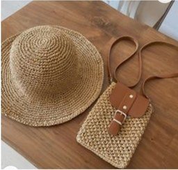  عکس کیف حصیری وارداتی