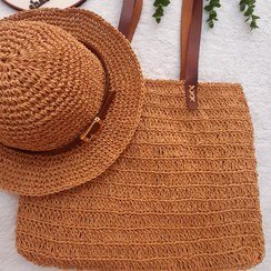  عکس کیف حصیری ساحلی