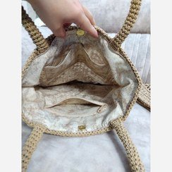  عکس کیف حصیری ساحلی