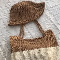  عکس کیف حصیری ساحلی