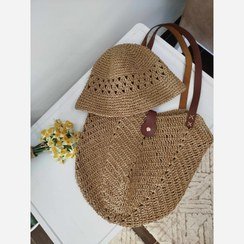  عکس کیف حصیری ساحلی