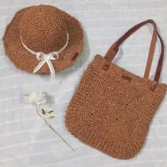  عکس کیف حصیری ساحلی