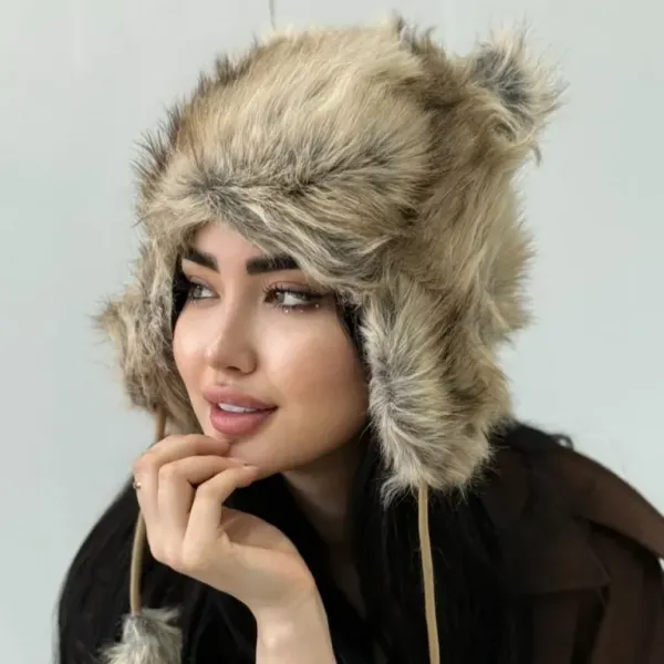  عکس کلاه روسی خلبانی دخترانه