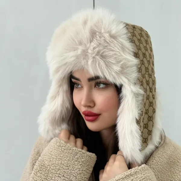 عکس کلاه روسی خلبانی دخترانه