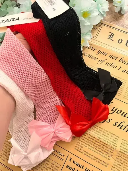  عکس جوراب زنبوری دخترانه