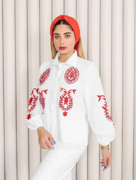 مدل شومیز ساده و شیک جلو بسته