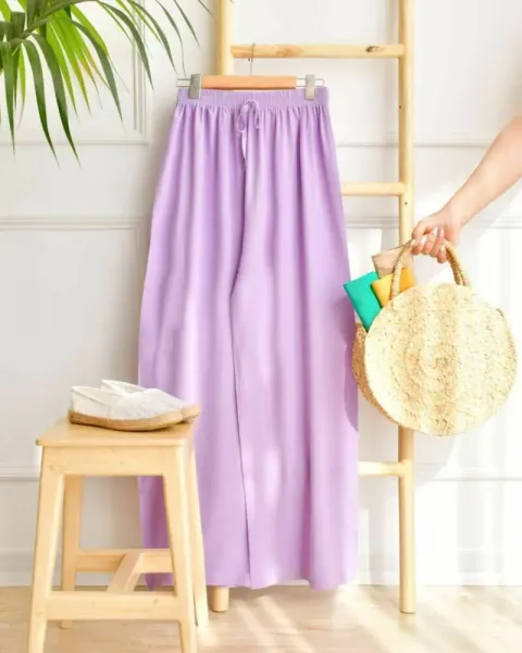 عکس شلوار پارچه ای خنک و تابستانه زنانه